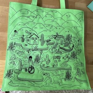 Min & Mon Marko embroidered tote bag / shoulder bag. Used in good condition.